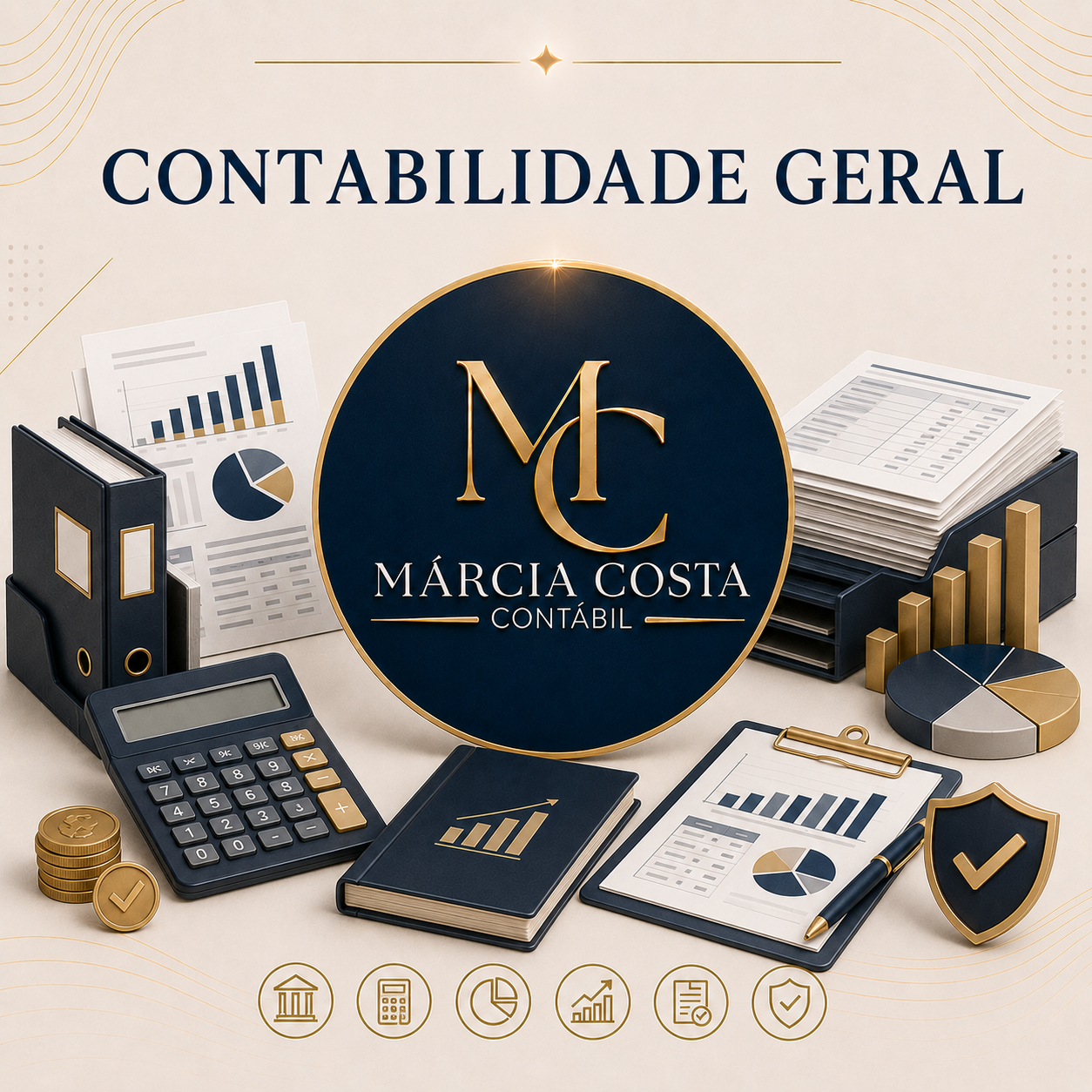 Arte do serviço Contabilidade Geral