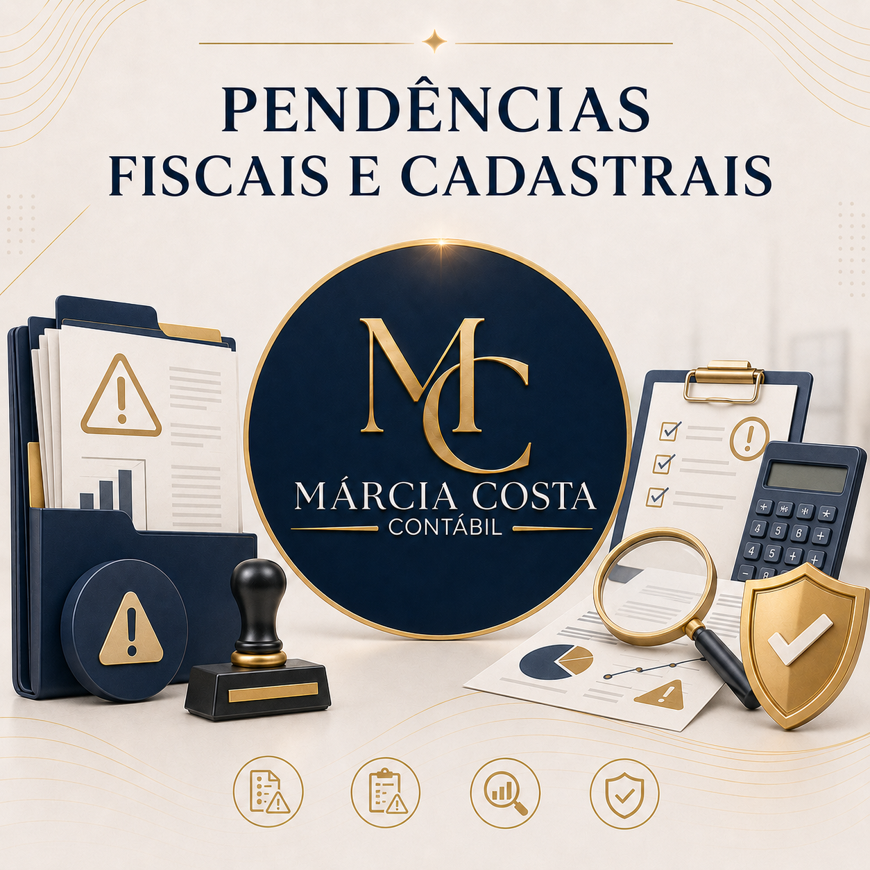 Arte do serviço Pendências Fiscais e Cadastrais