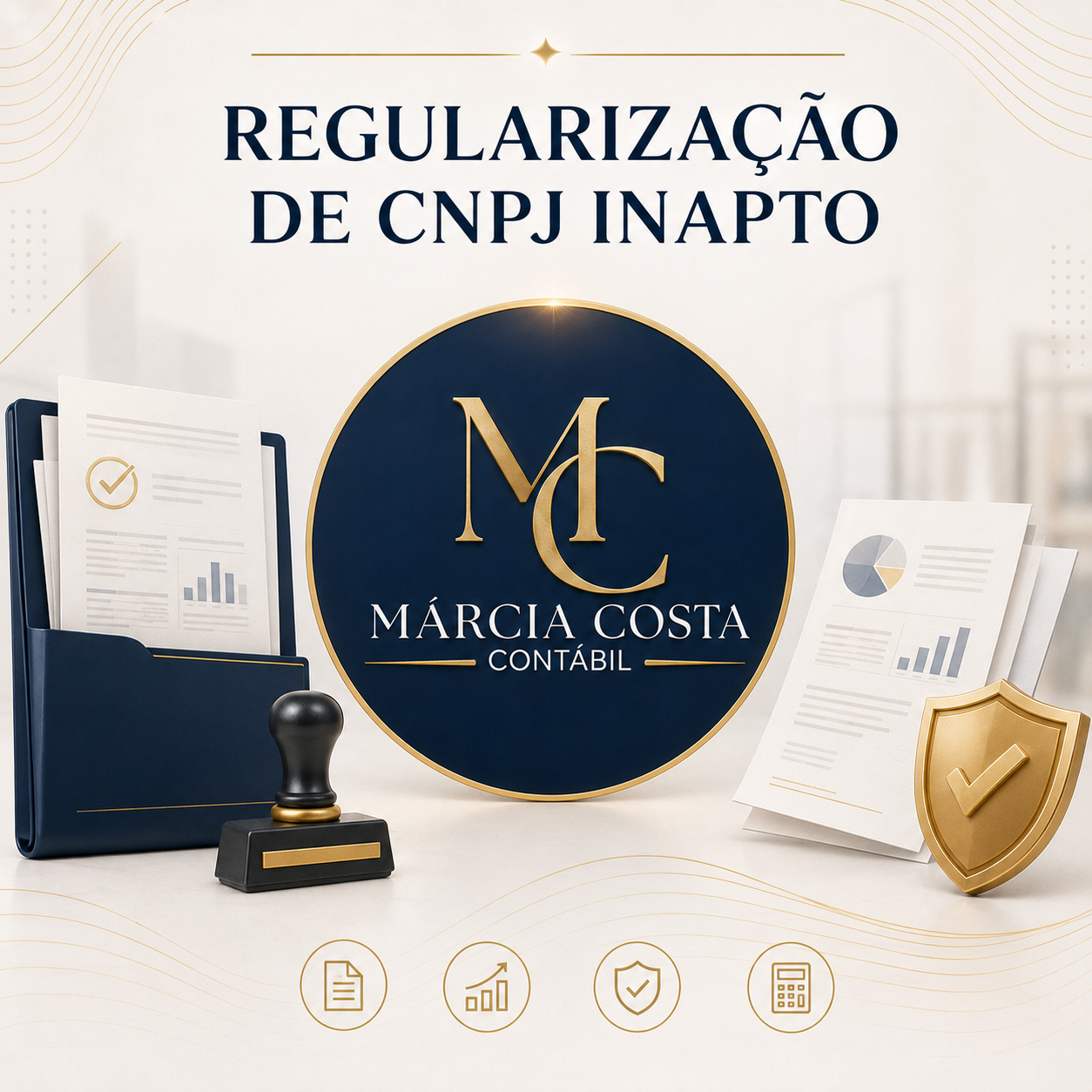 Arte do serviço Regularização de CNPJ Inapto